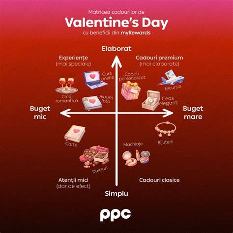 Diagramă a semnificațiilor culorilor în alegerea cadoului