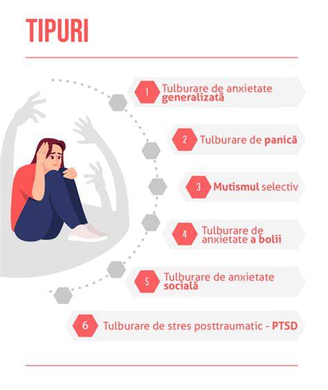 Infografic: Tipuri de anxietate infantilă și semne cheie ale fiecărei forme