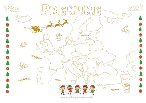 Hartă cu tradițiile de Moș Nicolae în Europa