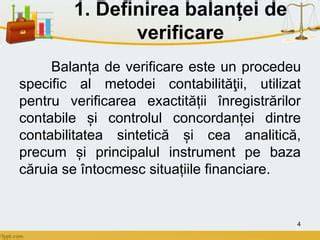 Infografică: Balanța de verificare - elemente și fluxuri