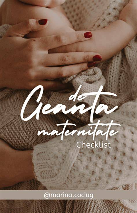 Checklist exteriorare maternitate iarna