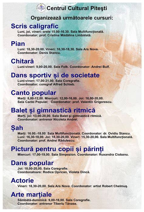 școală de actorie Pitești - activitate la cursuri