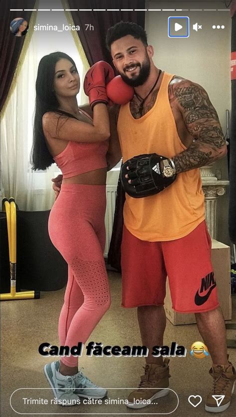 Fotografie cu Simina Loica și Alexandru Zănoagă zâmbind.