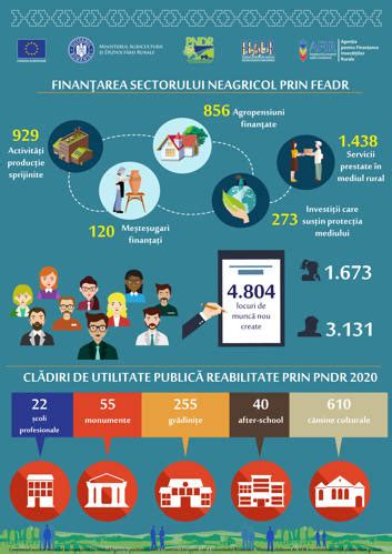Infografic: Proiecte, beneficiari și rezultate 2021-2022