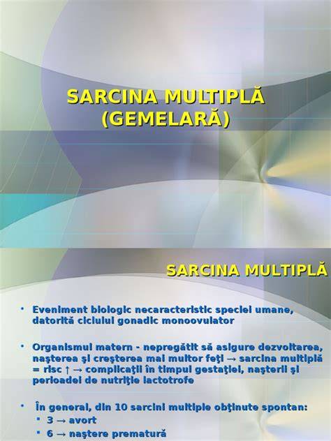 Schema managementului sarcinii gemelare