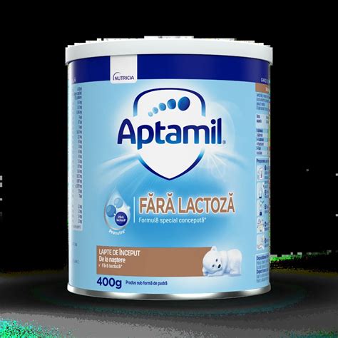 Infografic: Diferente între formulele Aptamil fara lactoza si cele cu lactoza