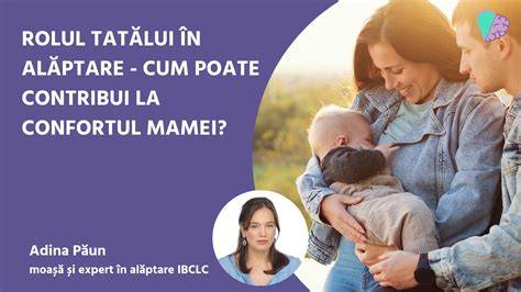 Diagramă: rolul sprijinului partenerului în alăptare