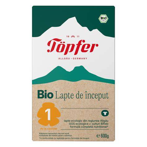 Infografic: Comparativ formule Aptamil 1, Aptamil 2, Topfer Bio 1, HIPP 2 Combiotic