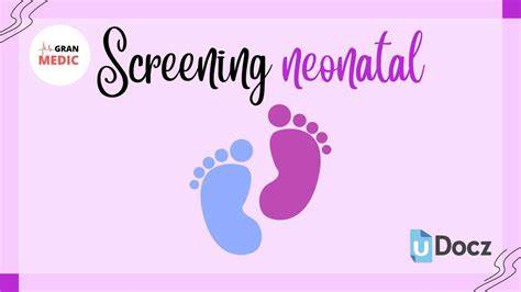 Schema procesării testelor de screening neonatal