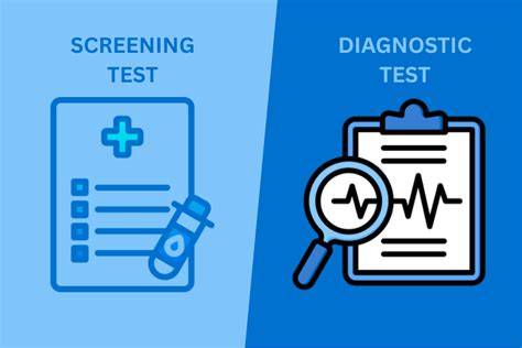 Ilustrație a procesului de decizie: screening vs diagnostic în sarcină