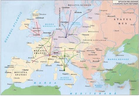 Hartă religioasă a Europei