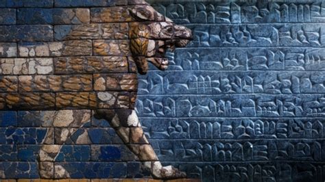 Reprezentare artistică a unui oraș antic din Mesopotamia