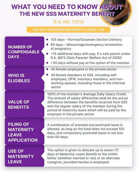 Imagine infographic summarizes the eligibility and steps to apply for maternity benefits for a parent with a disability.