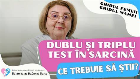 Infografie: Cum se realizează dublu test în primul trimestru