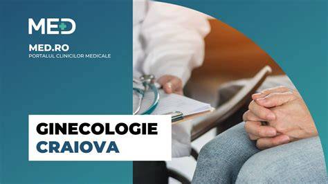 Infografic: Rețea clinică ginecologie Craiova - centre, specializări și contact