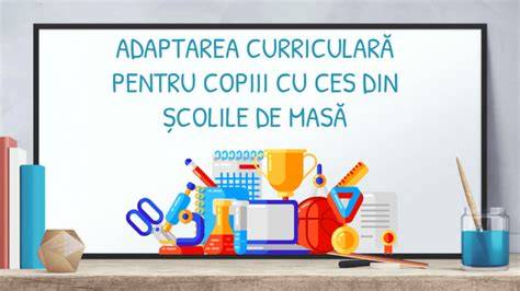 Imagine descriptiv generat pentru adaptarea curriculară