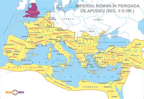 Harta Imperiului Roman în timpul lui Constantin cel Mare