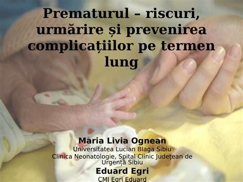 Diagramă: frecvența complicațiilor la prematuri