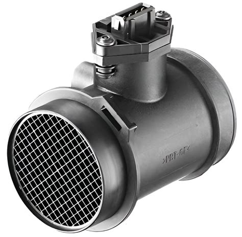 Schema de funcționare a unui senzor MAF (debitmetru)