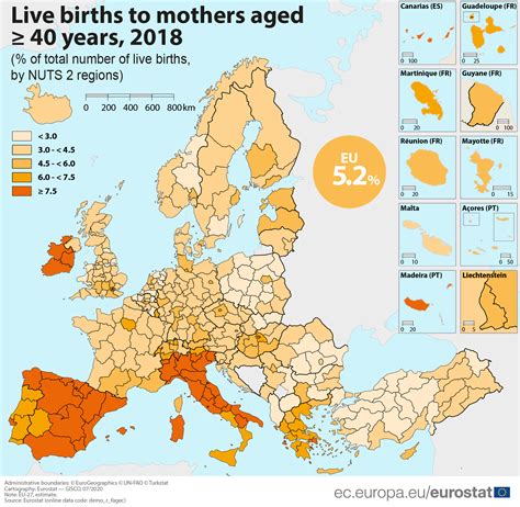 Diagramă: procentul femeilor care apelează la FIV în funcție de vârstă în Europa