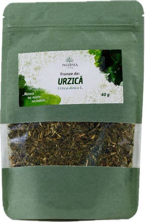 frunze de urzică proaspete