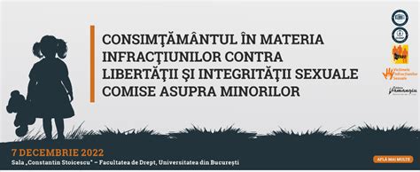Harta infracțiunilor contra libertății și integrității sexuale