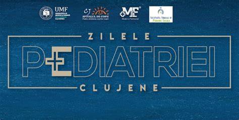 Hartă a evenimentelor științifice din România cu Zilele Pediatriei Clujene evidențiate