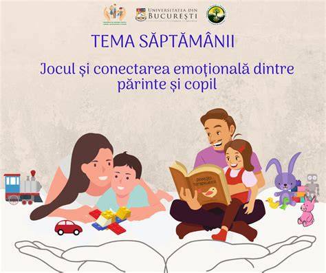 Ilustrație despre conectarea emoțională părinte-copil