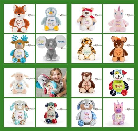 Colecție de jucării de pluș personalizate