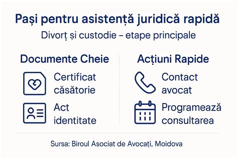 Infografic: Căi de divorț în România și implicațiile pentru custodie și patrimoniu