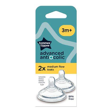 Diagrama fluxului de aer in tetine anti-colici Tommee Tippee