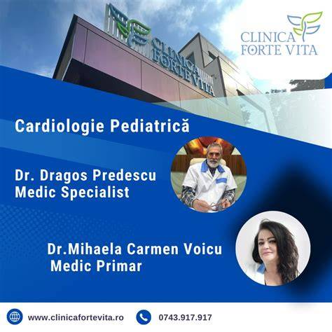 Infografic: fluxul de diagnosticul și tratament în cardiologia pediatrică