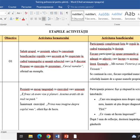 Diagramă a „sleep training”: pași și obiective