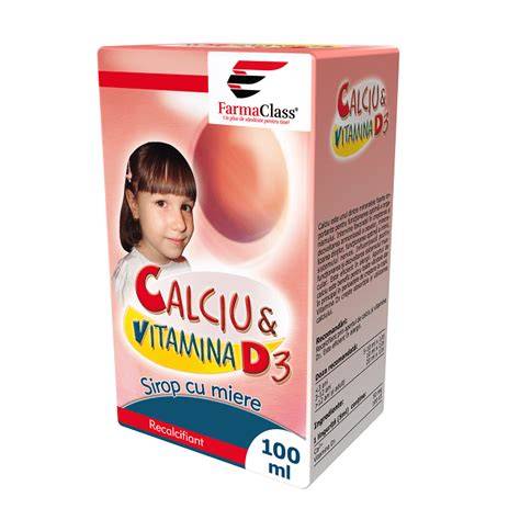 Ghid de dozare pentru sugari și copii (calciu în sirop)