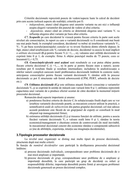 Proces decizional: criterii pentru selecția software-ului