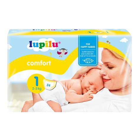Grafic-bară: Preț mediu pe pachet Lupilu vs Pampers