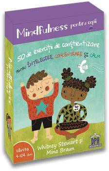 Infografic despre tehnici de mindfulness pentru copii