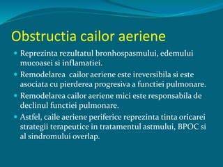 Infografic: mecanismele inflamatiei cailor aeriene si bronhoconstrictia in astm