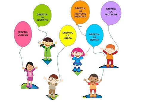 Ilustrație a unui copil în diferite activități kinestezice