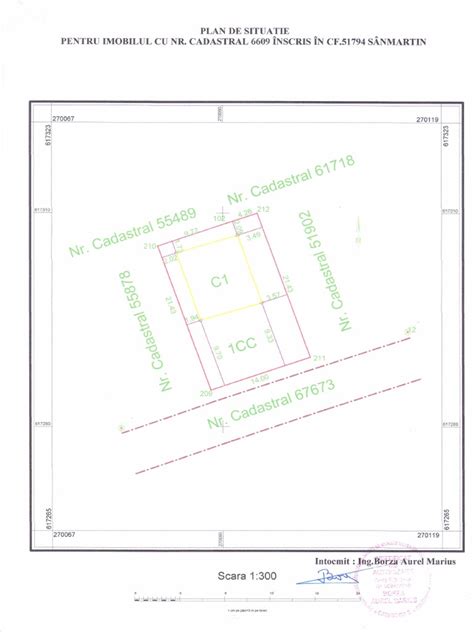 Plan de situație și actualizări cadastrale