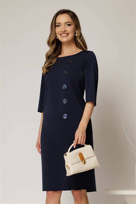 Exemplu de rochie midi para gravide cu croi Empire