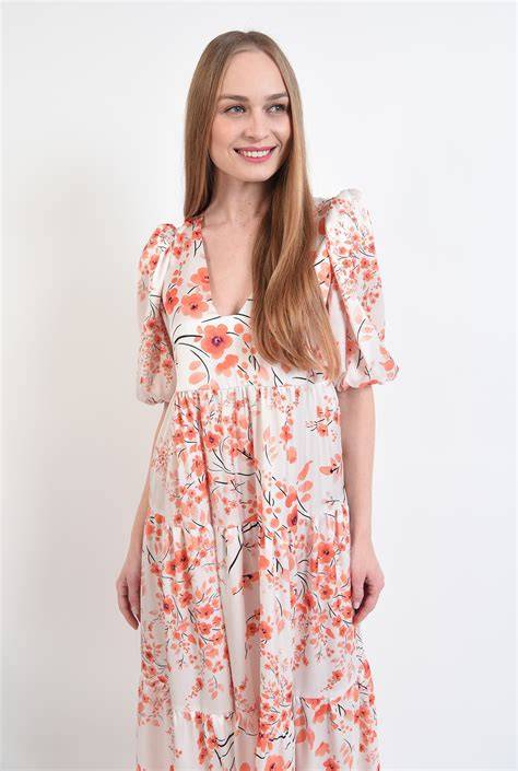 Rochie lejera pentru graviduta, imprimeu floral