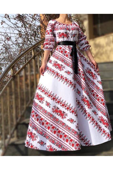 Rochii gravide cu imprimeuri tradiționale românești, organically-croited