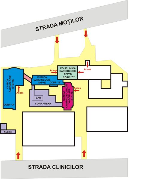 Plan de extindere Ambulatoriu Clinic Integrat - Schiță tehnică
