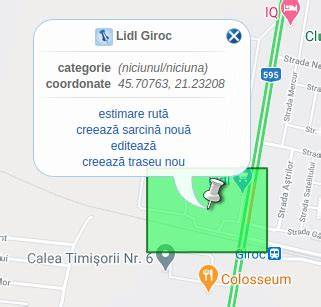 Hartă ilustrativă a punctelor de interes din Oradea