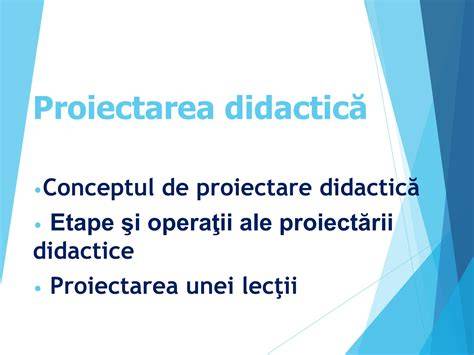 Infografie: Etapele proiectării didactice și fluxul decizional