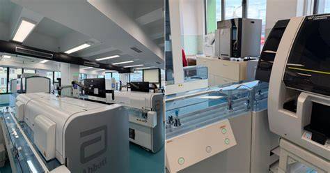 Infografie asupra fluxului de lucru într-un laborator de microbiologie: prelevare, pregătire, incubare, citire, raportare