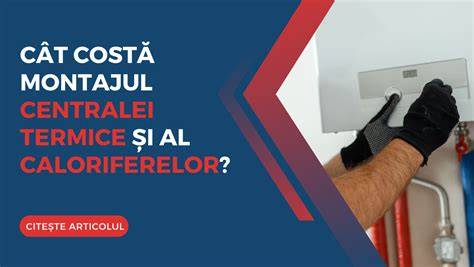 Infografic: Fluxul calculului sarcinii termice si dimensionarea caloriferelor