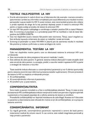 Schema testelor ITS si HIV: momentul optim pentru rezultate
