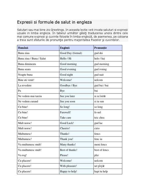 Infografic: voiebla de expresii de baza in engleza pentru conversational skills